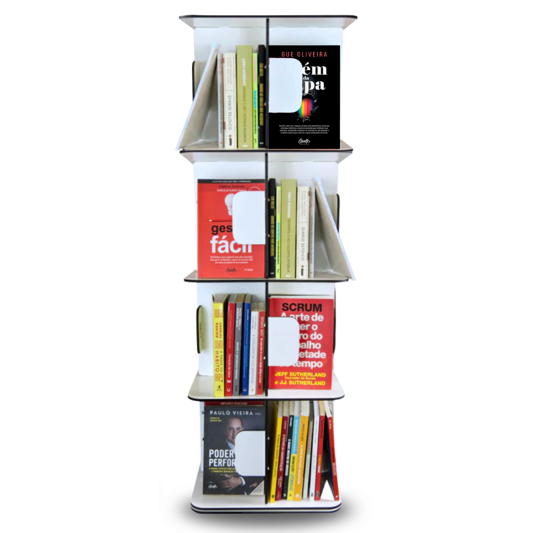 Estante Grill 4 Andares - até 160 Livros!
